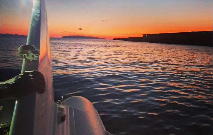 Egadi_boat tour aperitivo al tramonto orari